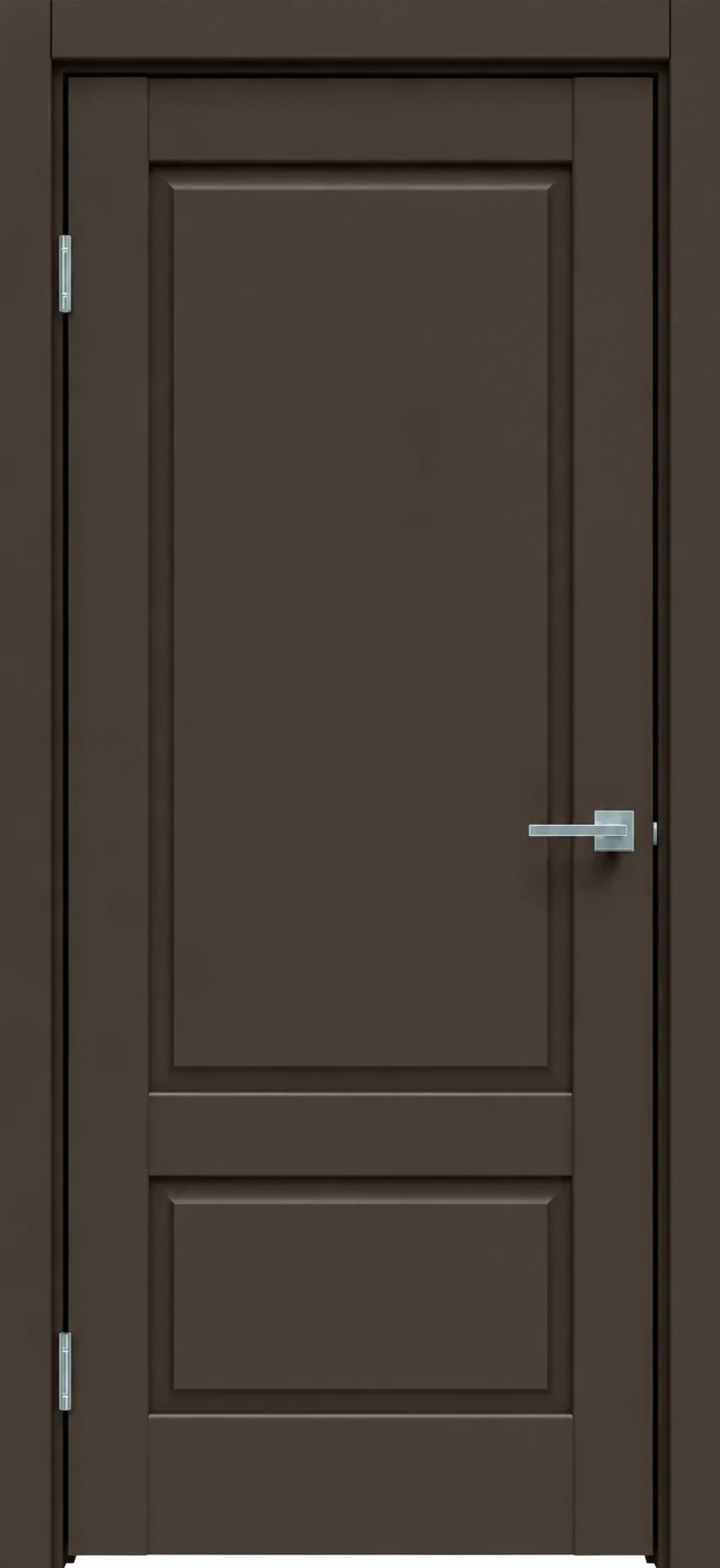 Межкомнатная дверь 639 — Стипл тёмно-коричневый